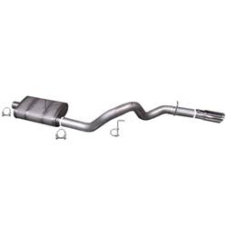 Gibson Stainless Exhaust System 97-00 Jeep Wrangler 2.5L, 4.0L